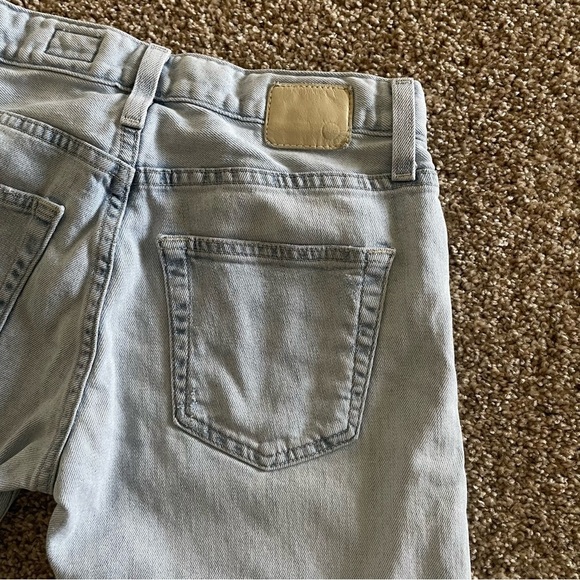 AG Adriano Goldschmied Ex Boyfriend Sloughy Slim Jeans Womens 25 R Ripped Skate - Picture 10 of 16